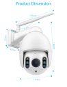 Camera supraveghere Dome K2, Zoom 16X, iOS/ Android, Inclinare/ Rotire 355˚, Night Vision 50m, IP66