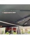 Stand cu Veito AERO S 2,5kW, Incalzitor terasa, Infrarosu, Terasa, Interior-Exterior, fibra Carbon, Aluminiu