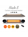 Veito Blade S 2,5kW, Incalzitor terasa, Convector, Radiator electric, Infrarosu, Interior-Exterior, fibra Carbon