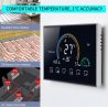 Q10 Underfloor Heating Automation Kit, Smart Management and Monitoring for 8 Zones, 4 Wired Q8000WM Thermostats