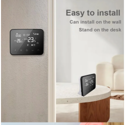 Q20 smart automation kit, Controller for underfloor heating, 8 zones, Full wireless, 4 Smart Wireless Thermostats, e-Hub