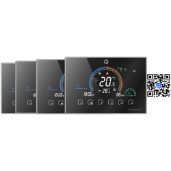 Quicksmart Q10 central unit, for Wired thermostats, Underfloor heating controller or radiators with distributor, 8 zones