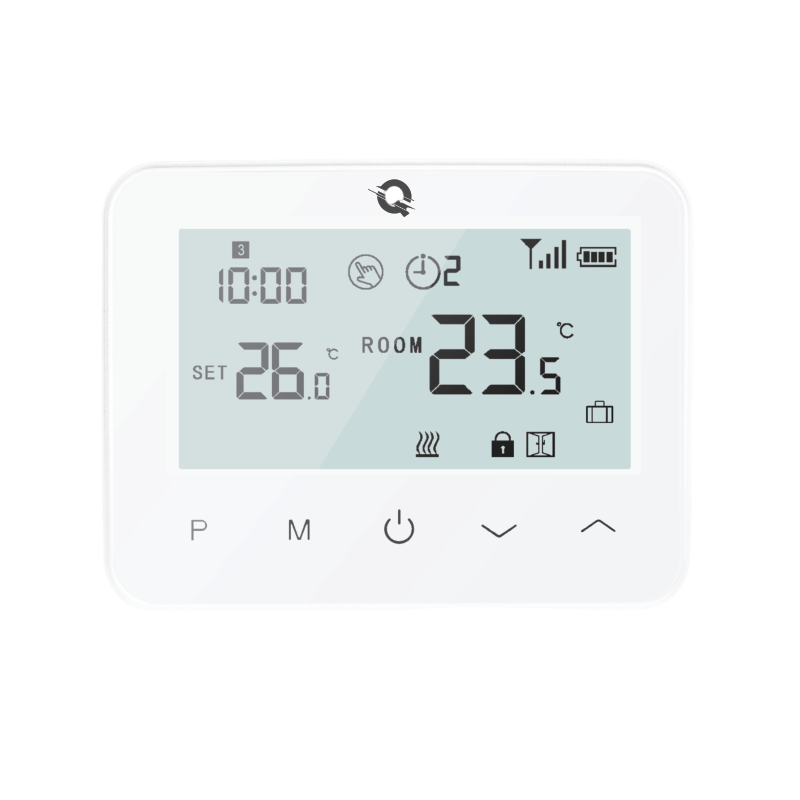 Termostat Incalzire Pardoseala Q20- termostat suplimentar pentru Kit Automatizare incalzire Q20, Alb