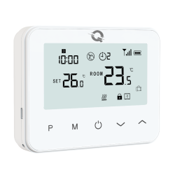 Q20 smart automation kit, Controller for underfloor heating, 8 zones, Full wireless, 4 Smart Wireless Thermostats, e-Hub