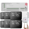 Q20 smart automation kit, Controller for underfloor heating, 8-16 zones, Full wireless, 6 Smart Wireless Thermostats, e-Hub