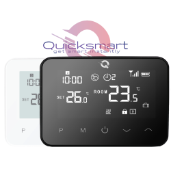 Q20 Underfloor Heating Automation Kit, Smart Management for 8 Zones, Fully Wireless, 4 Wifi Thermostats, e-Hub Included