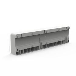 Q10 Underfloor Heating Automation Kit, Smart Management and Monitoring for 2x 8 Zones, 4 Wired Q10 Thermostats, Flat back