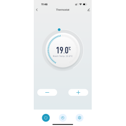 Kit Automatizare Incalzire Pardoseala Smart Q10, 2x Controller pardoseala 8 zone, 4 Termostate cu fir Q10, Control prin telefon