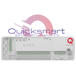 Automatizare Incalzire Pardoseala Wireless Q20, Kit Incalzire Pardoseala Smart, Controller 8 zone, 2 Termostate Wireless, e-Hub