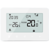 copy of Termostat cu fir Q10, Termostat smart, Wireless, Smart Life, 6 programe, Comenzi tactile, Sticla, Negru