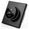 Smart thermostat Q7000 with wire, Smart temperature monitoring, iOS/ Android application, Color screen, Touch controls, Black