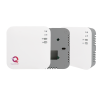 Kit automatizare smart radiatoare QTV20, 3 capuri Termostatate, Wireless, RF, E-Hub gateway, OWD, aplicatie iOS/ Android