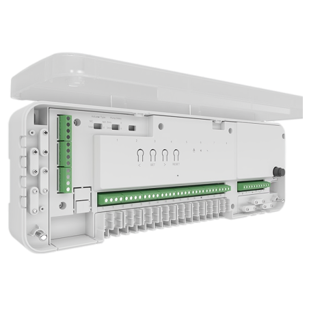 Central unit Q20, Controller for underfloor heating and radiators through distributor, 8 zones