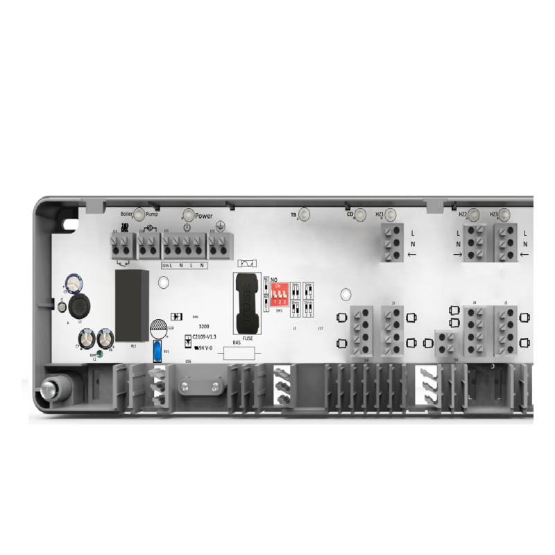 Unitatea centrala Quicksmart Q10, Controller incalzire in pardoseala/ Underfloor heating sau radiatoare cu distribuitor, 8 zone