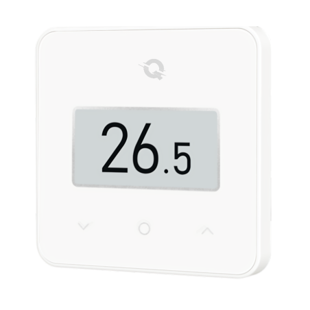 Wireless Thermostat Q30 - Additional thermostat for the Q20 UnderFloor Automation Kit, White