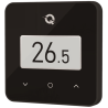 Wireless Thermostat Q30 - Additional thermostat for the Q20 UnderFloor Automation Kit, Black