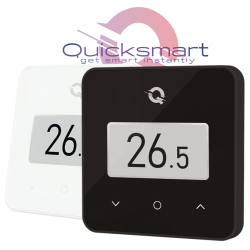 Wireless Thermostat Q30 - Additional thermostat for the Q20 UnderFloor Automation Kit, Black