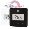 Q20 Underfloor Heating Automation, 8-zone Controllers, 4 Q30 Wireless Thermostats, 8 NC Actuators, Glass Touch Panel, Smart